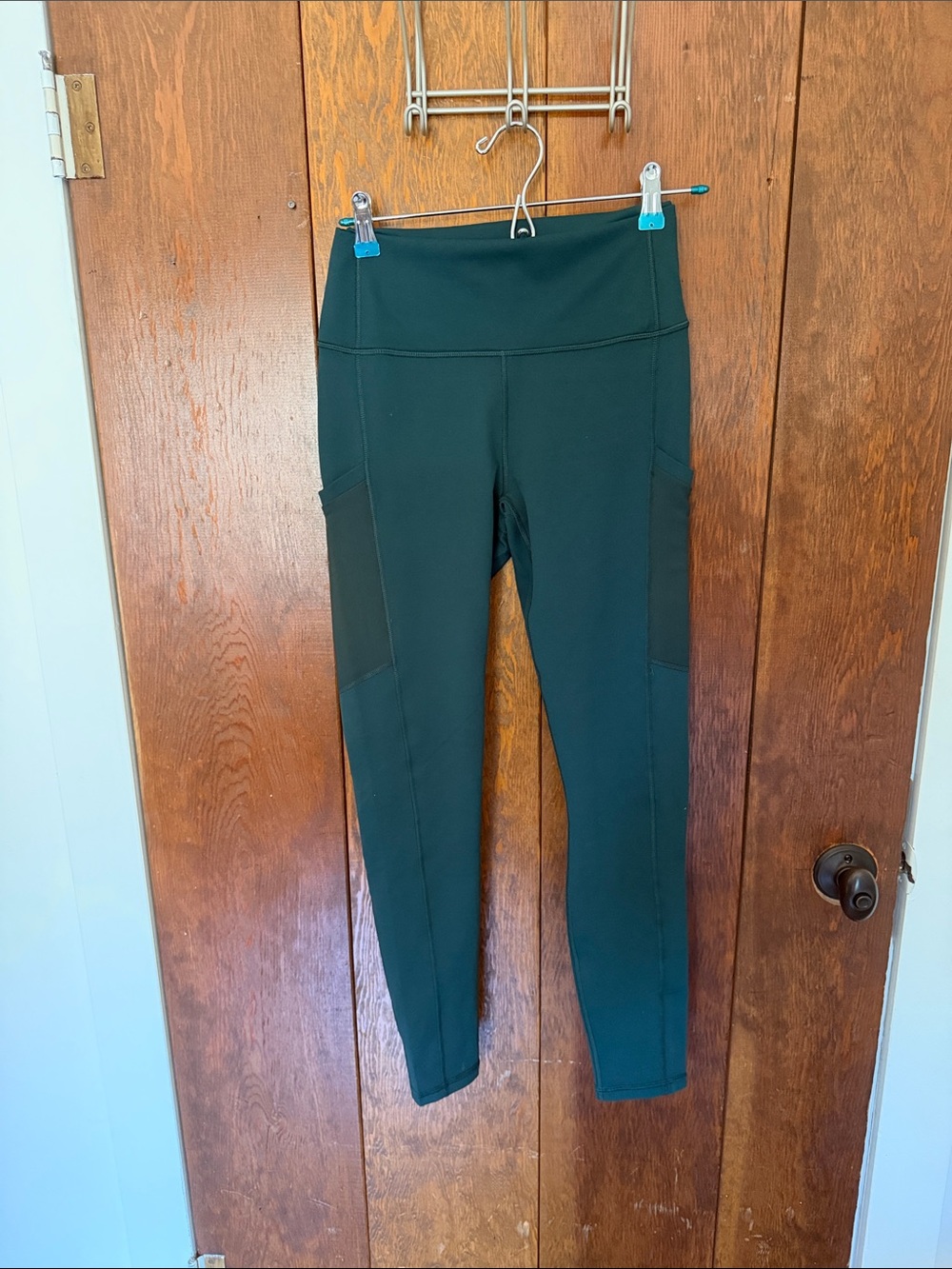 Fabletics Deep Sea Green High-Waisted Leggings